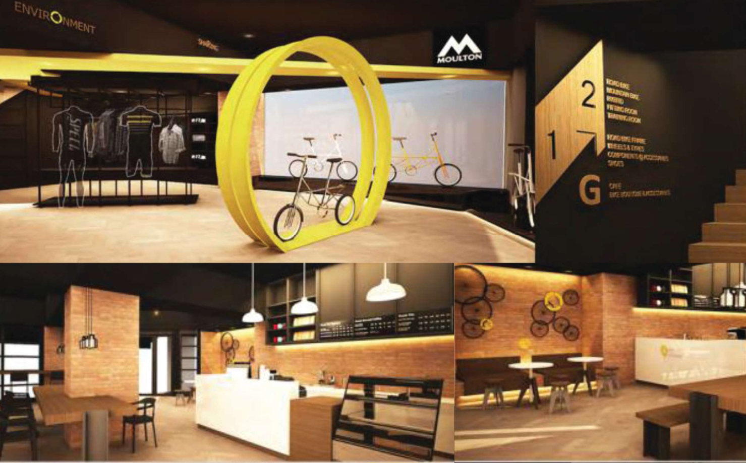 ออกแบบภายในร้าน Life Cycling Central